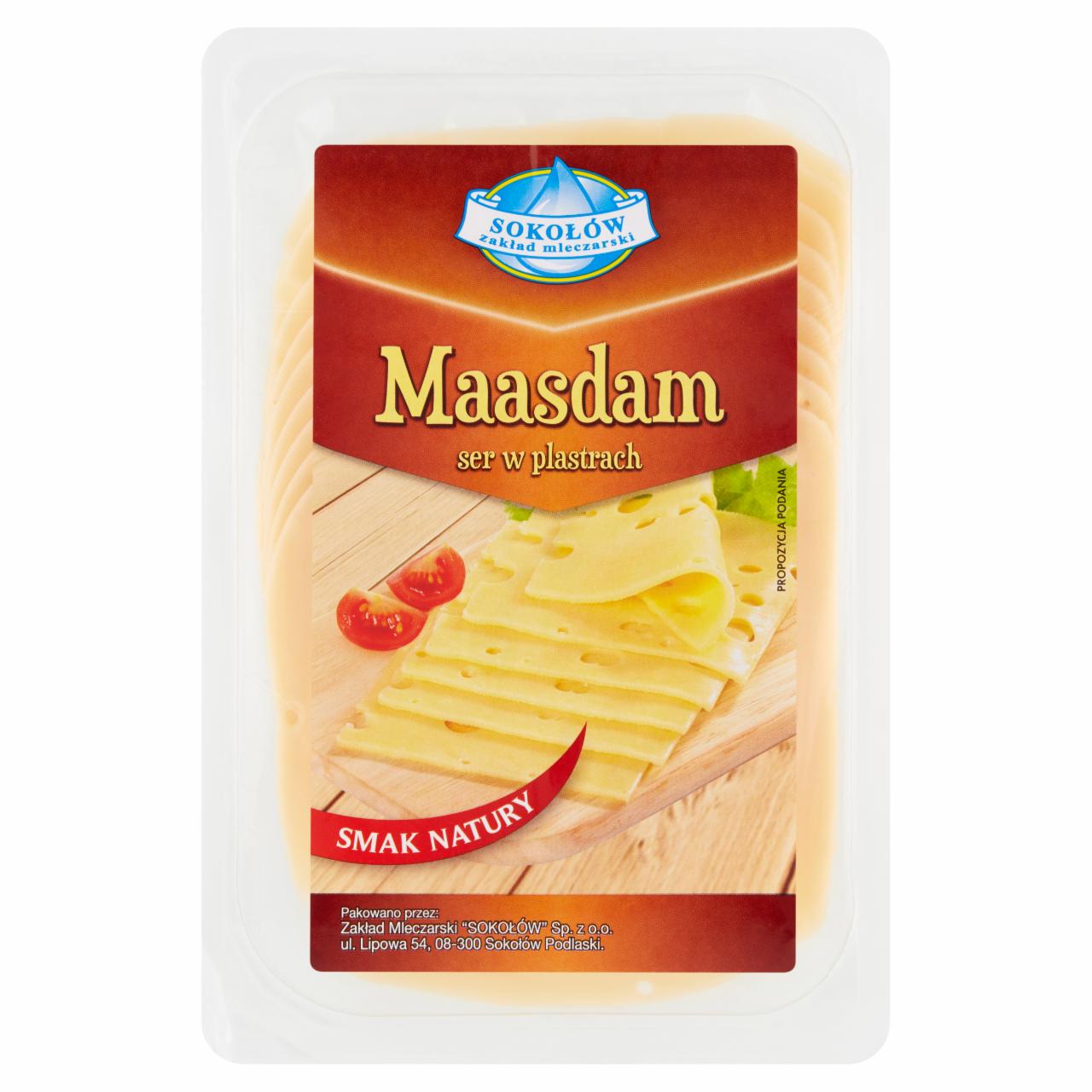 Zdjęcia - Sokołów Maasdam ser w plastrach 150 g