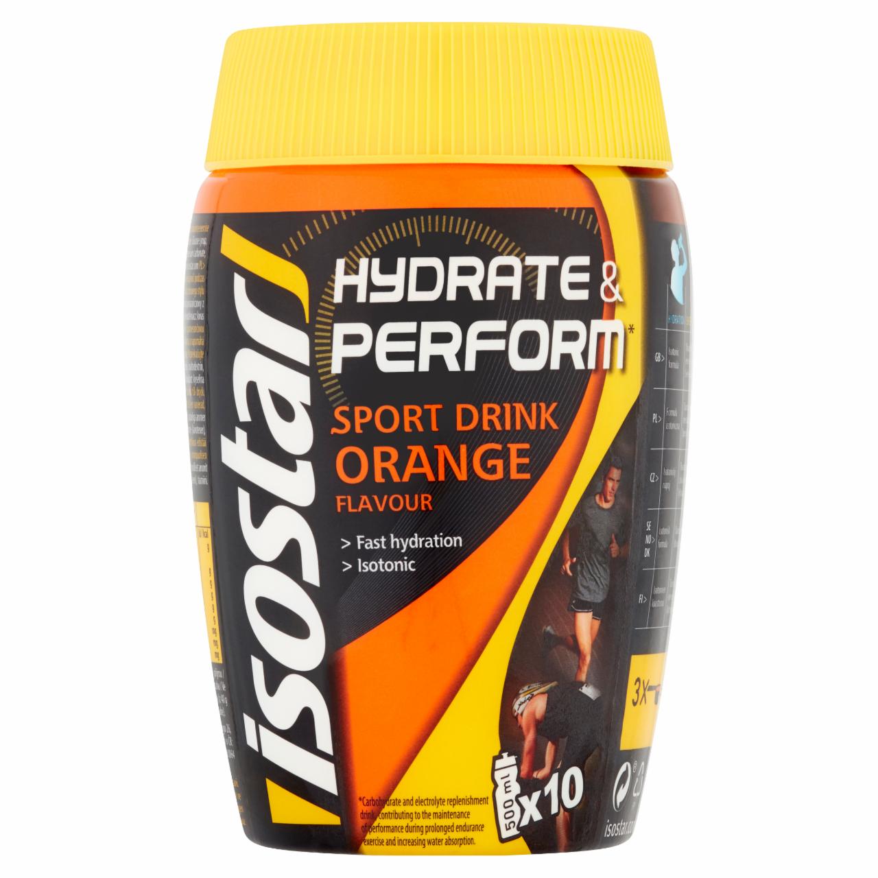 Zdjęcia - Isostar Hydrate & Perform Preparat w proszku do przygotowania napoju smak pomarańczowy 400 g