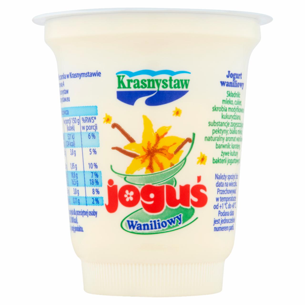 Zdjęcia - Krasnystaw Joguś Jogurt waniliowy 150 g