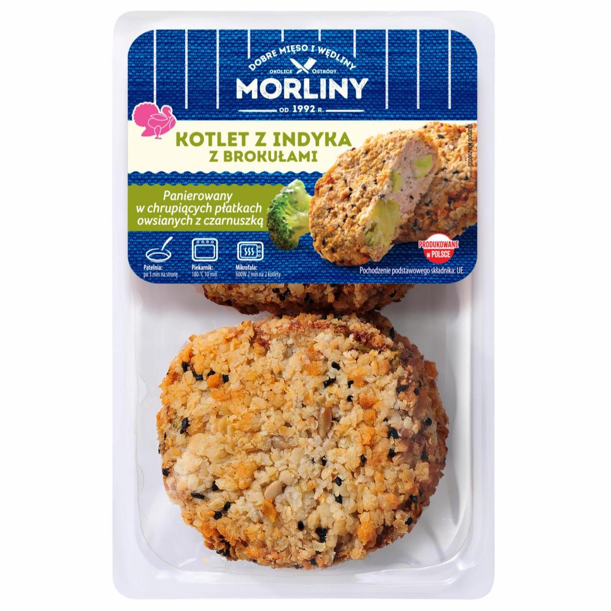 Zdjęcia - Morliny Kotlet z indyka z brokułami 340 g