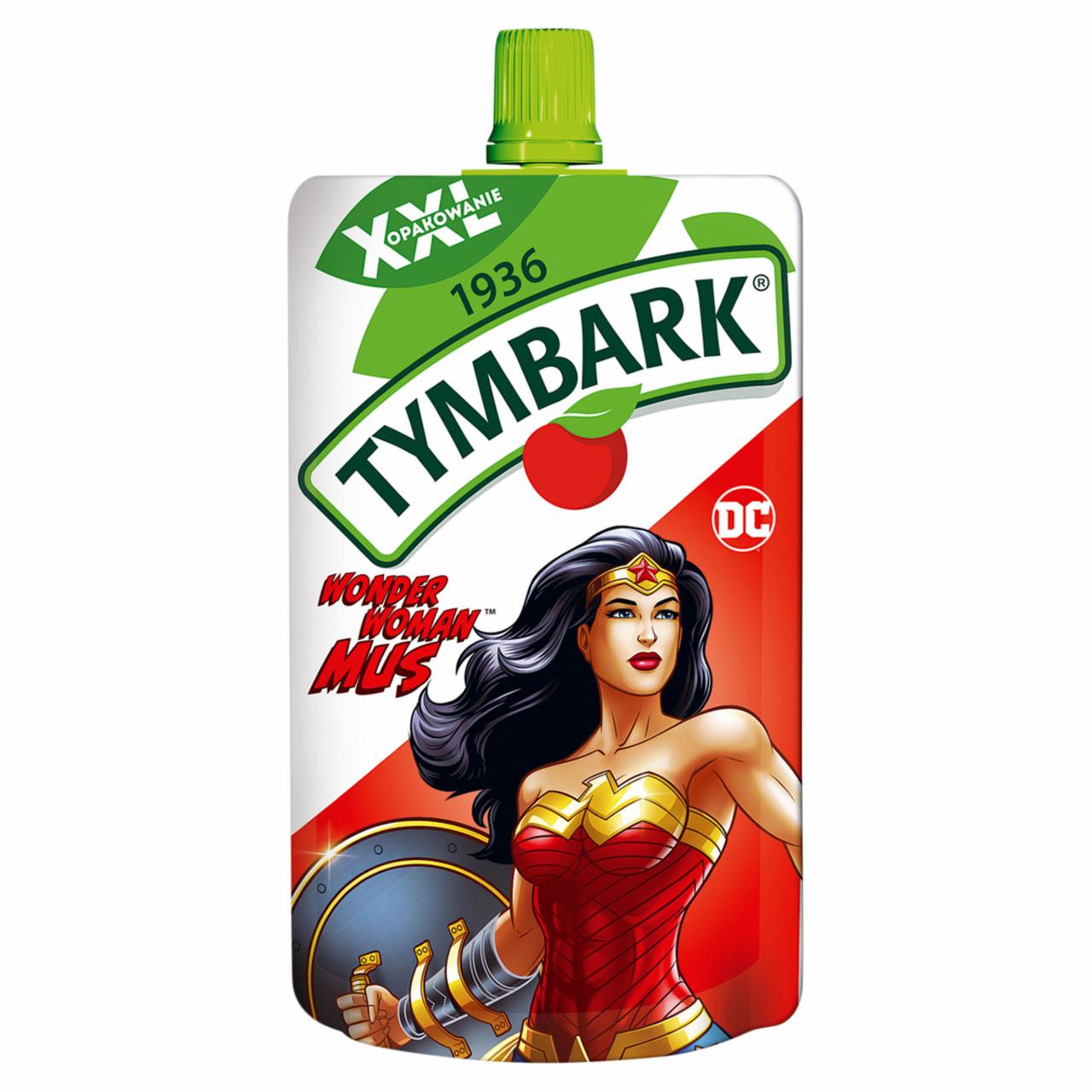 Zdjęcia - Tymbark Wonder Women Mus jabłko banan truskawka liczi czarna porzeczka 170 g