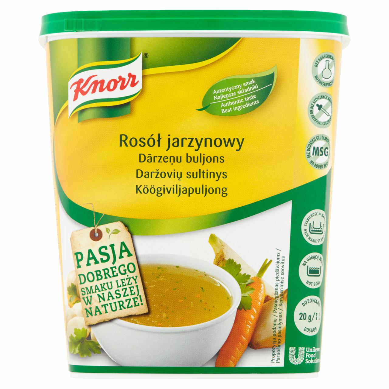 Zdjęcia - Knorr Rosół jarzynowy 1 kg