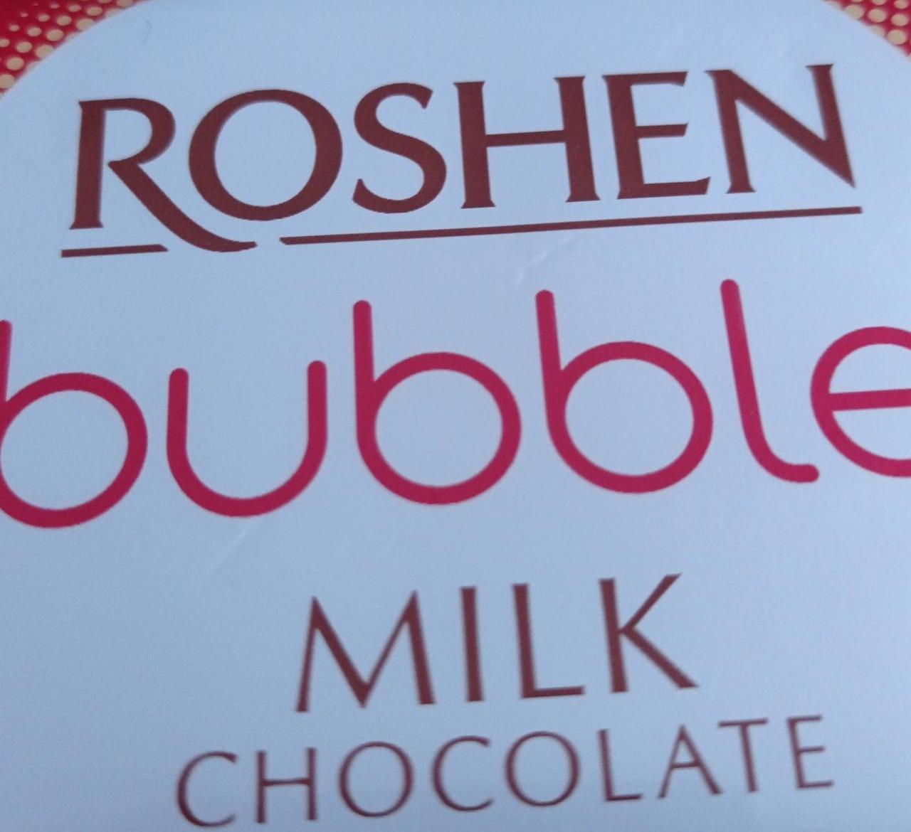 Zdjęcia - Czekolada mleczna bubble Roshen