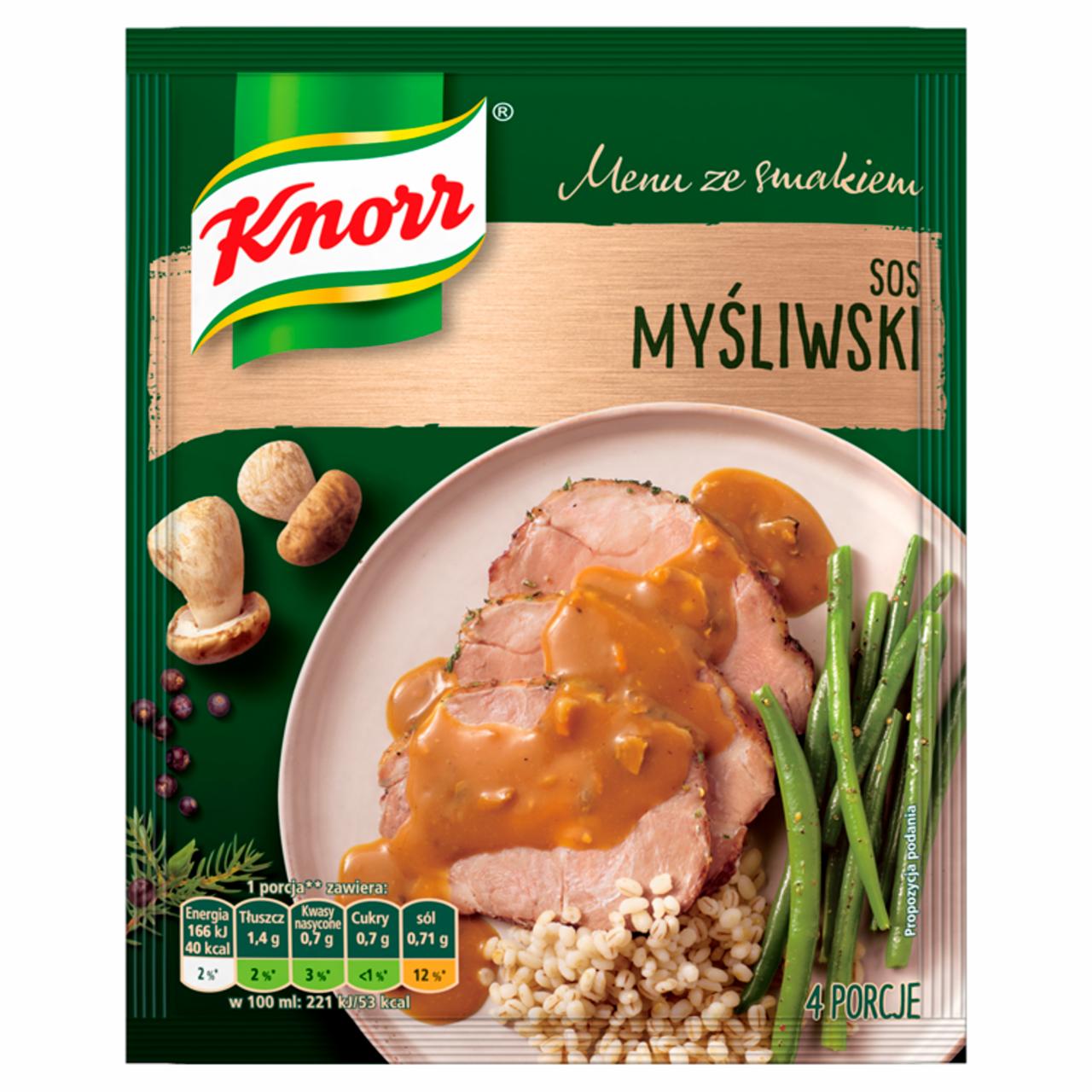 Zdjęcia - Knorr Menu ze smakiem Sos myśliwski 37 g