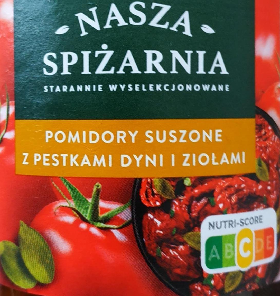 Zdjęcia - Pomidory suszone w oleju z ziolami z pestkami dyni Nasza Spiżarnia