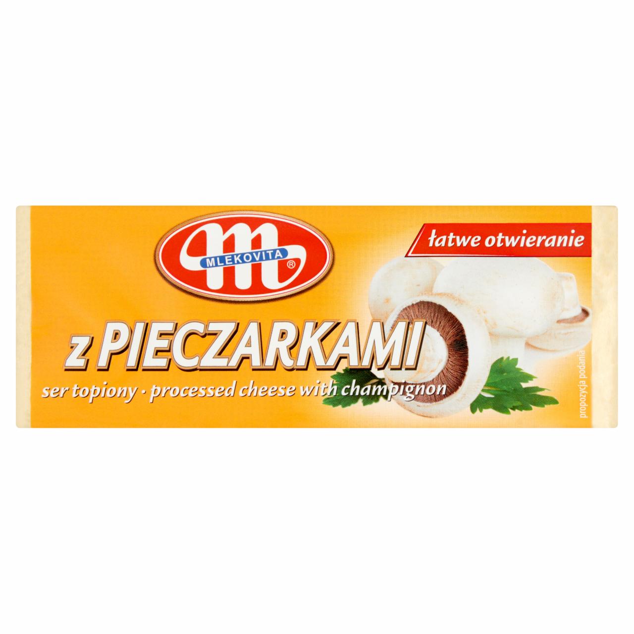 Zdjęcia - Mlekovita Ser topiony z pieczarkami 100 g