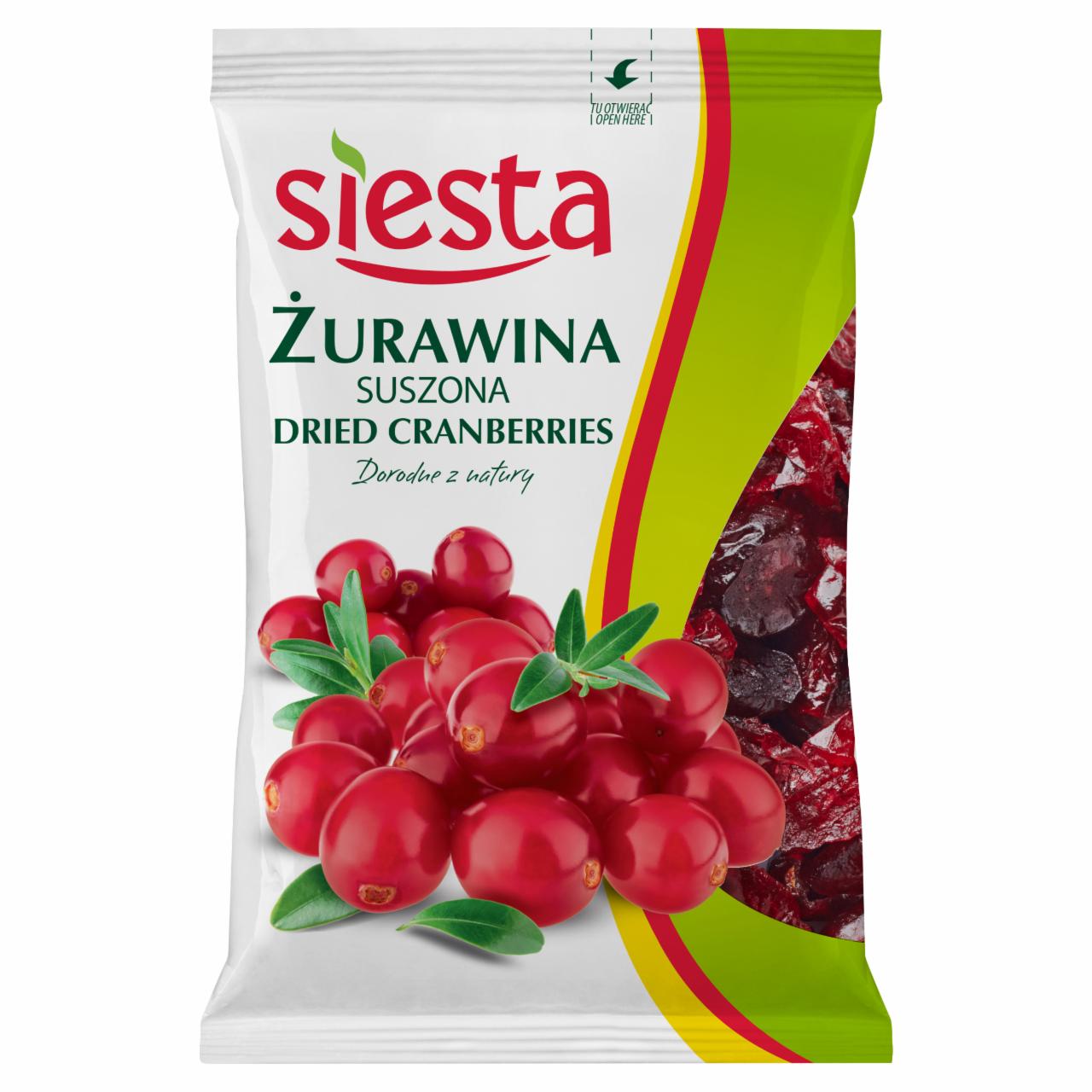 Zdjęcia - Siesta Żurawina suszona 100 g