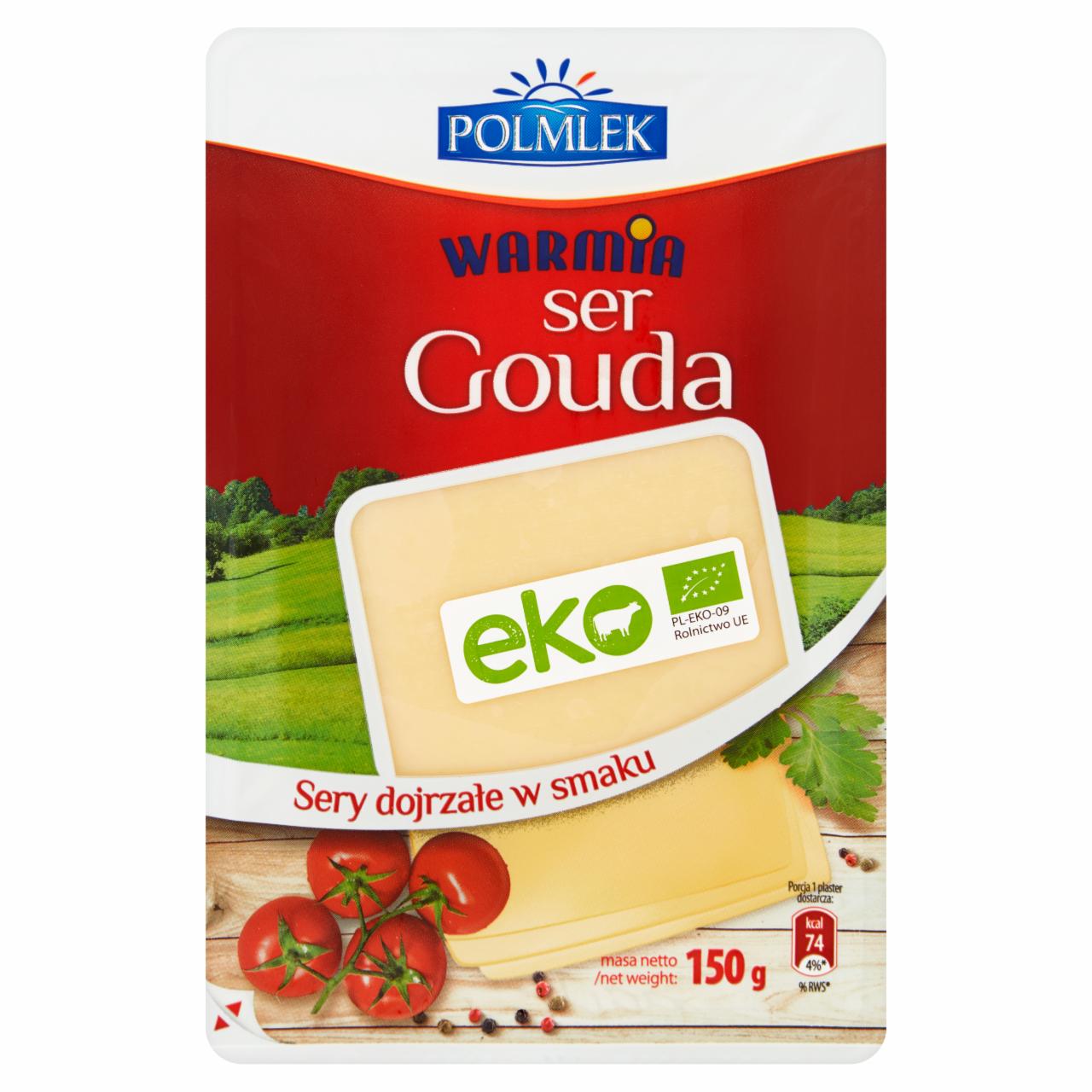 Zdjęcia - Polmlek Ser Gouda eko plastry 150 g