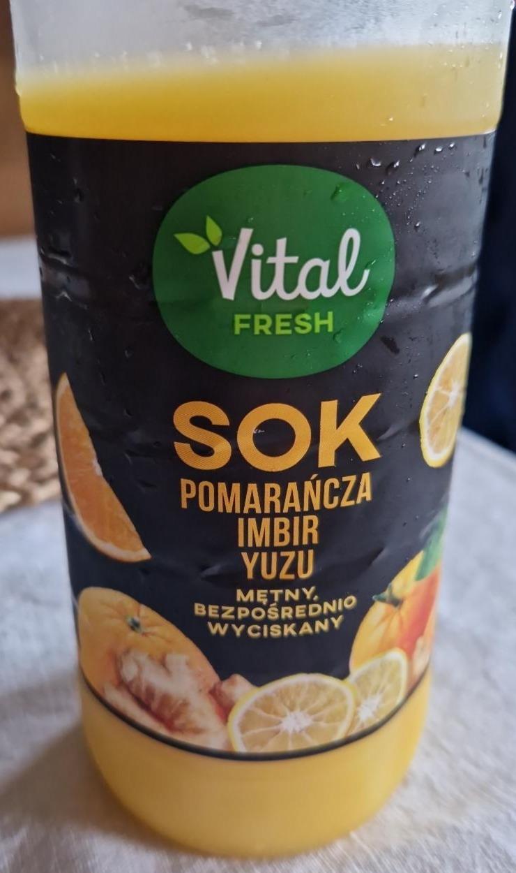 Zdjęcia - Vital fresh Sok pomarańcza imbir yuzu