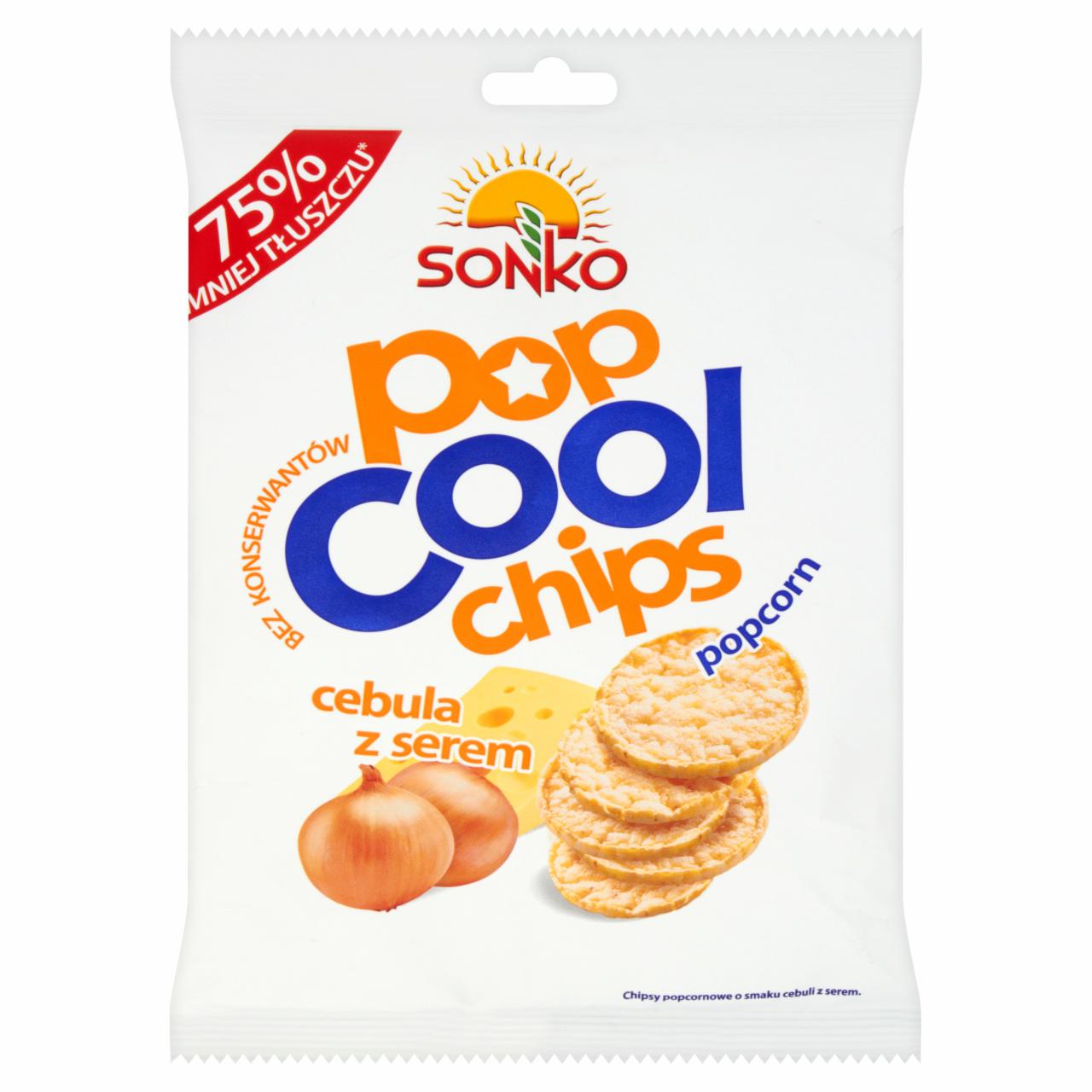 Zdjęcia - Sonko Popcool Chips Chipsy popcornowe o smaku cebuli z serem 60 g