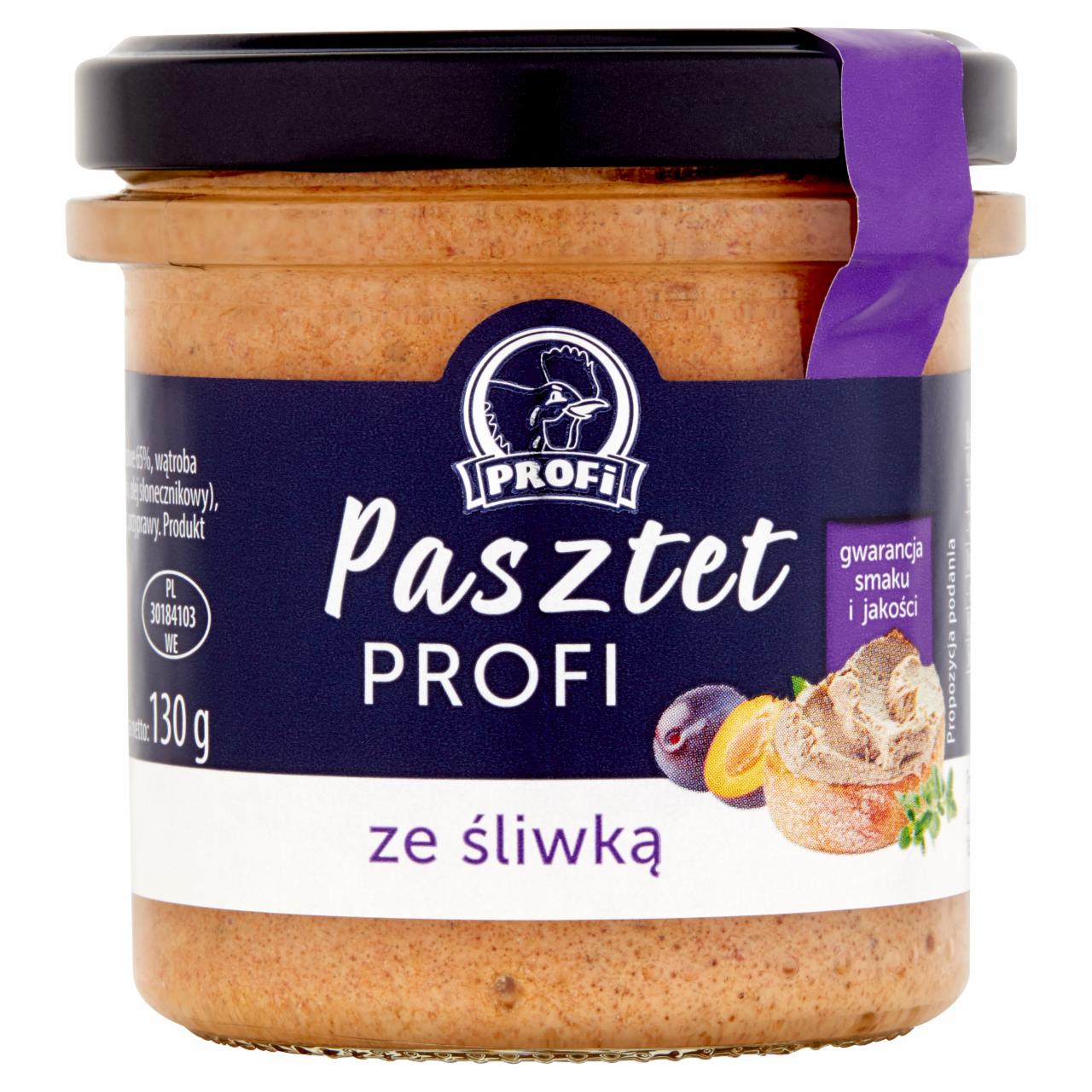 Zdjęcia - Profi Pasztet Profi ze śliwką 130 g