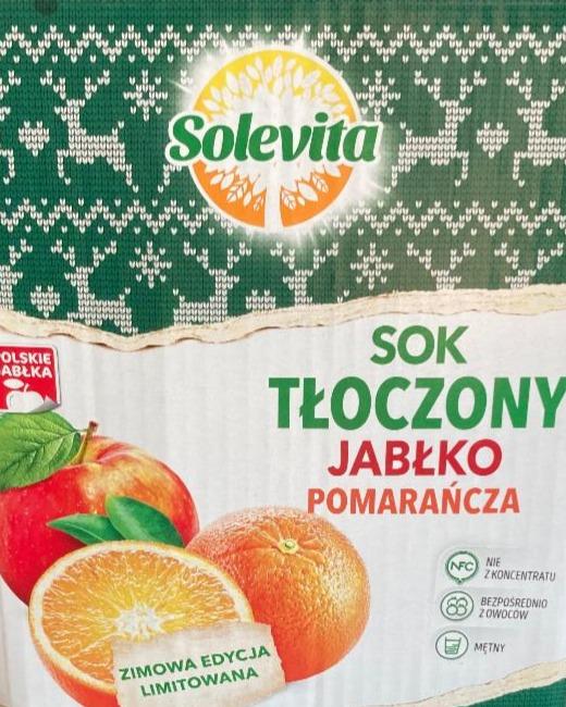 Zdjęcia - Sok tłoczony jabłko pomarańcza Solevita