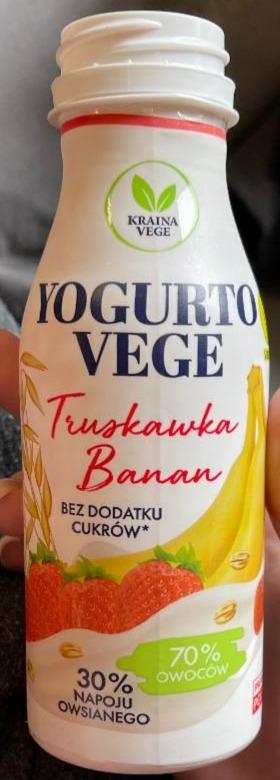 Zdjęcia - Yogurto Vege Truskawka Banan Kraina Vege