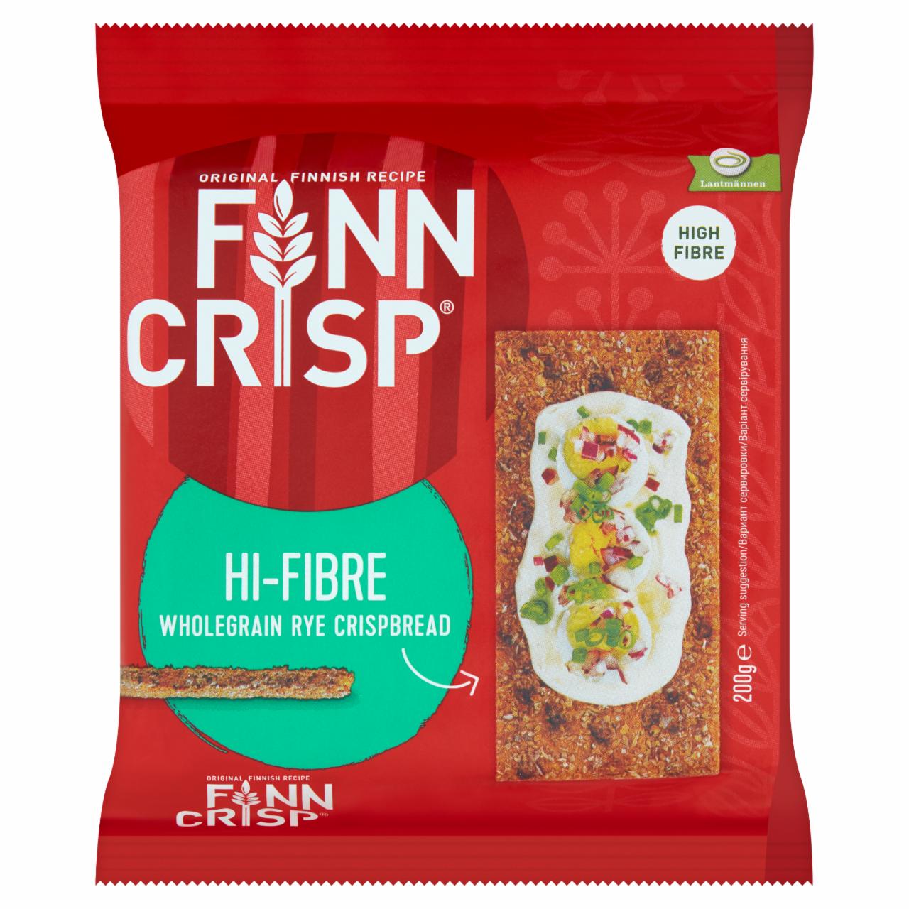 Zdjęcia - Finn Crisp Chleb chrupki żytni z otrębami żytnimi 200 g