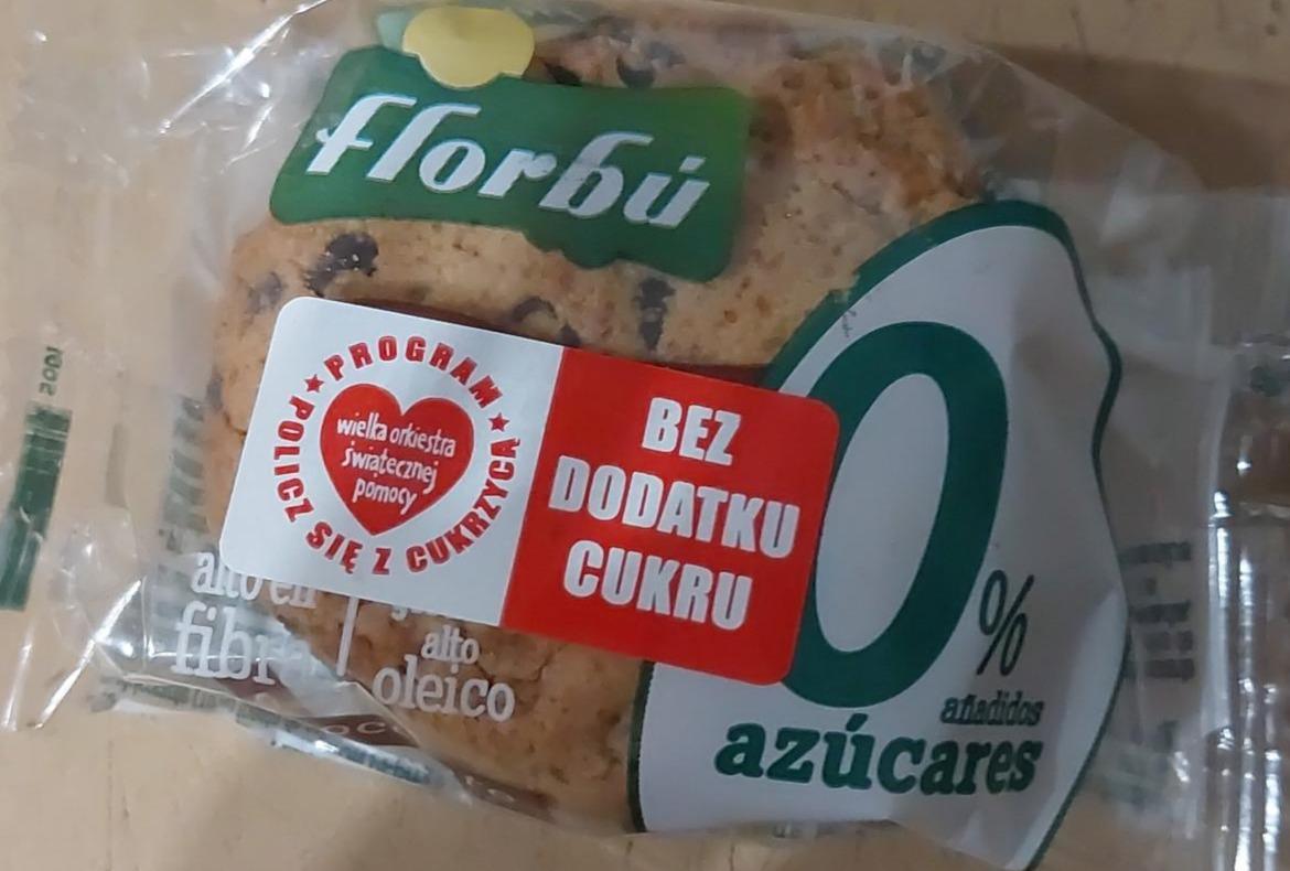 Zdjęcia - Ciastka czekoladowe bez cukru Florbu