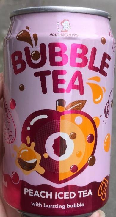 Zdjęcia - Bubble tea Peached Iced tea Madam Hong