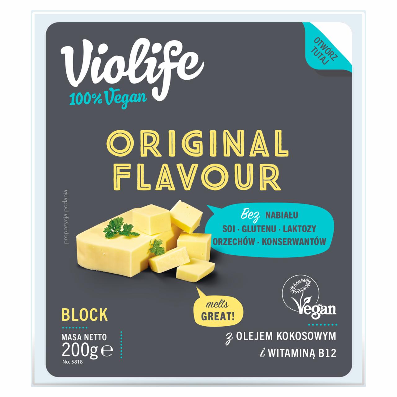 Zdjęcia - Violife Produkt na bazie oleju kokosowego o smaku original blok 200 g