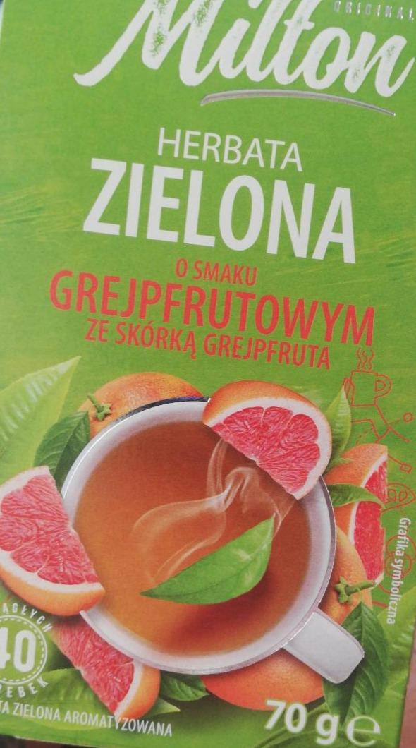 Zdjęcia - Herbata Zielona O Smaku Grejpfrutowym Milton