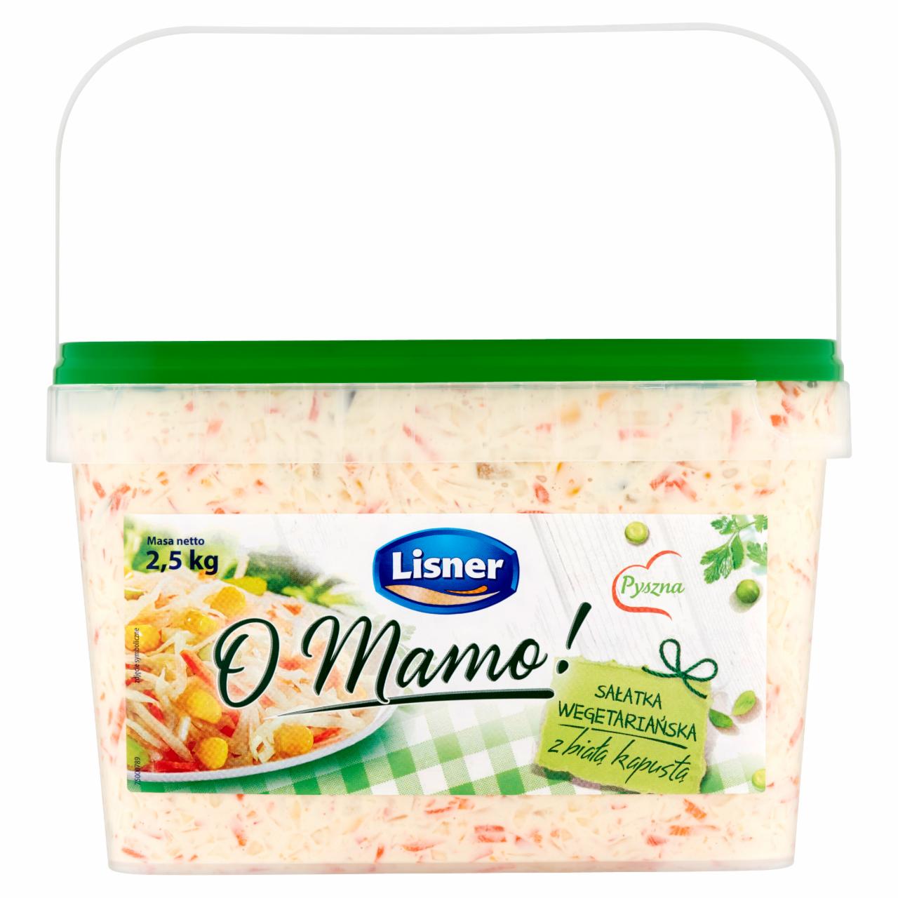 Zdjęcia - Lisner O Mamo! Sałatka wegetariańska z białą kapustą 2,5 kg