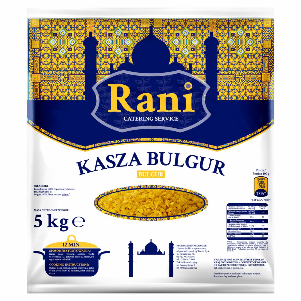 Zdjęcia - Rani Kasza bulgur 5 kg