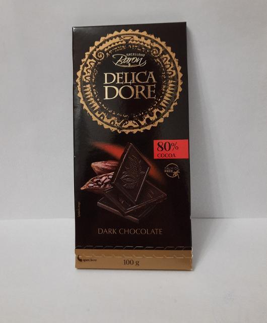 Zdjęcia - Baron Delicadore Intense Dark Czekolada gorzka 126 g (6 x 21 g)