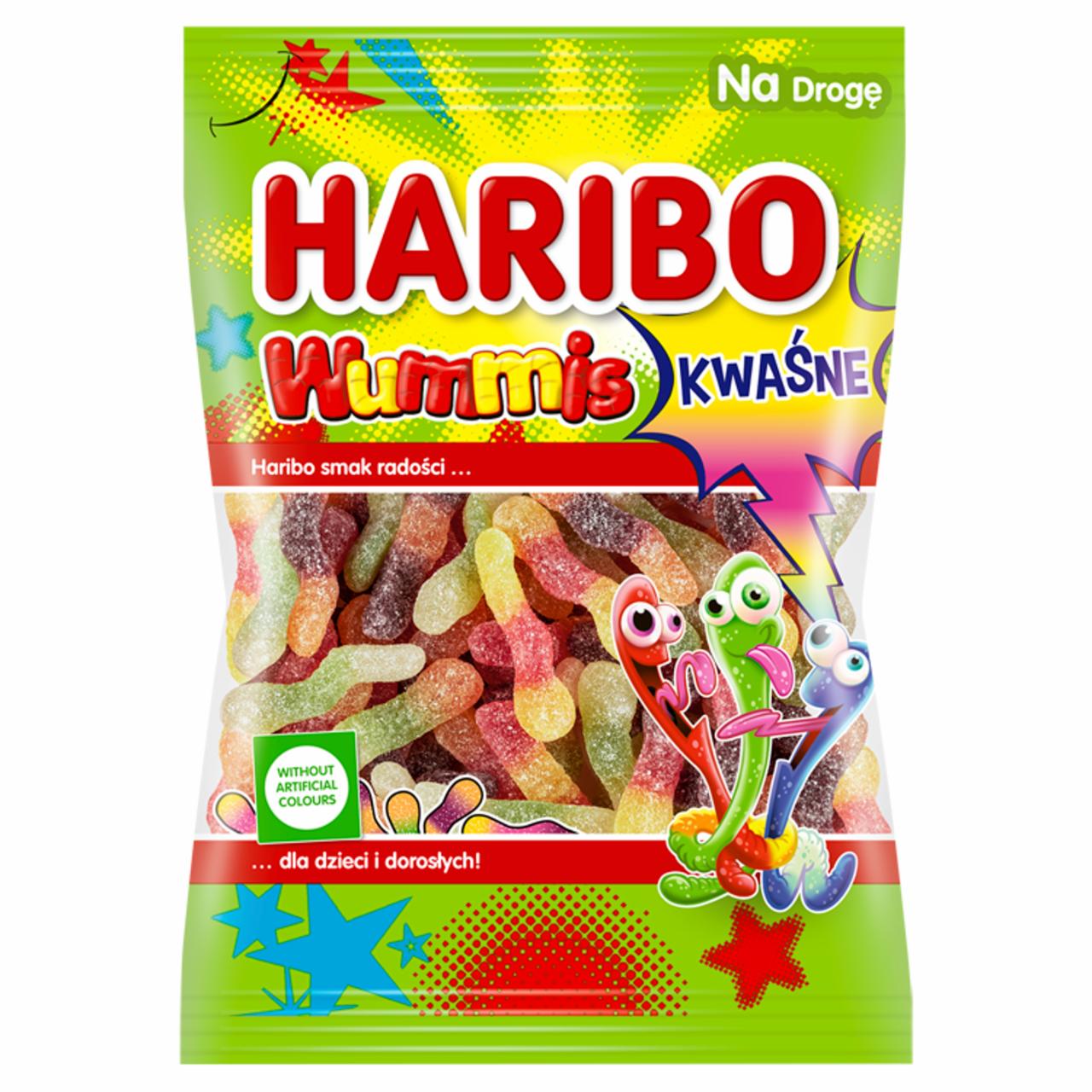 Zdjęcia - Haribo Wummis Kwaśne Guma o smaku owocowym 85 g