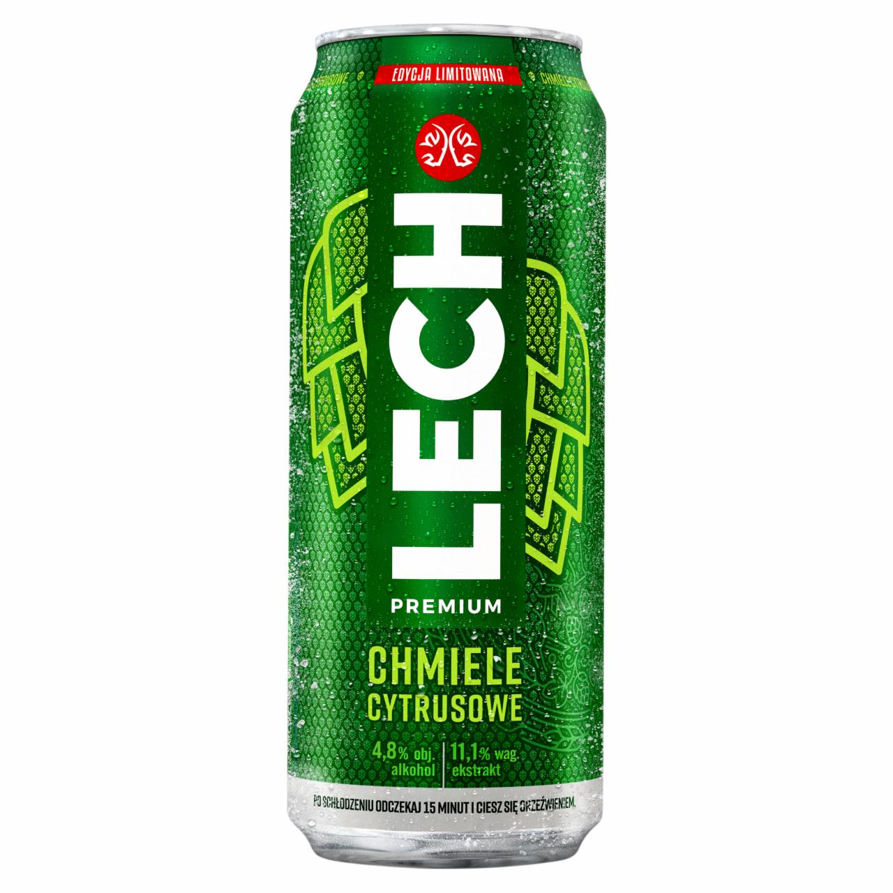 Zdjęcia - Lech Premium Piwo jasne chmiele cytrusowe 500 ml