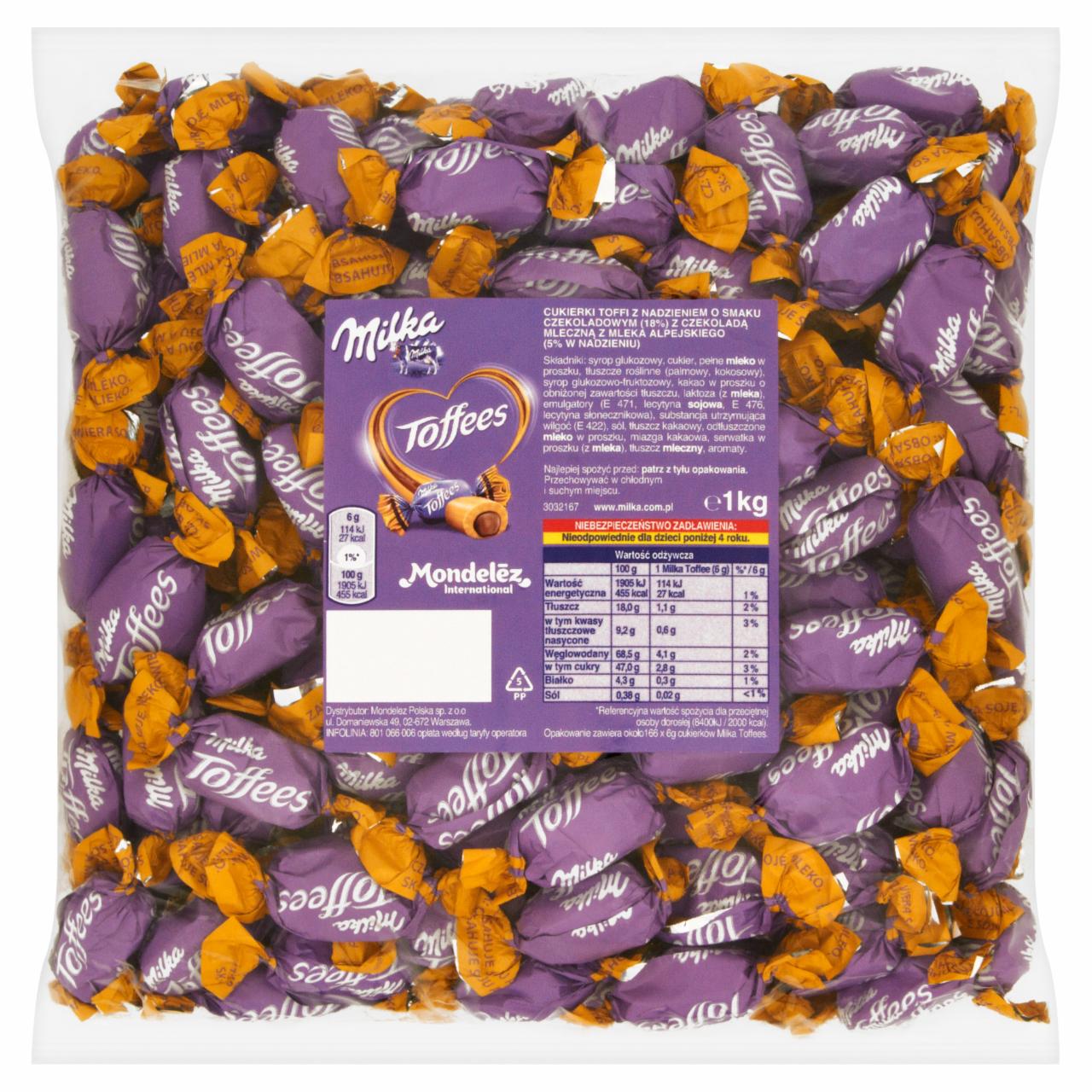 Zdjęcia - Milka Cukierki Toffees 1 kg