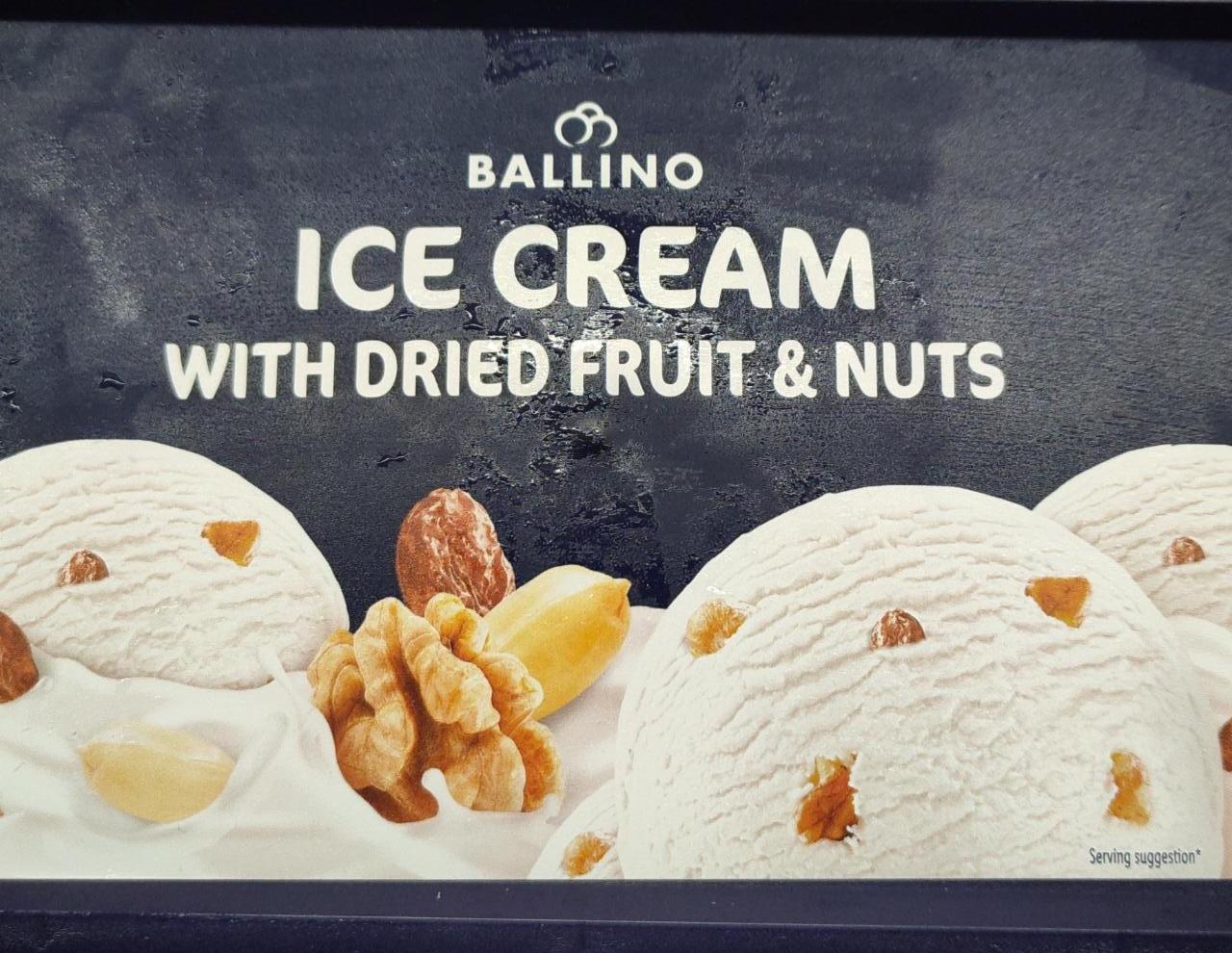 Zdjęcia - Ice cream with dried fruit & nuts Ballino