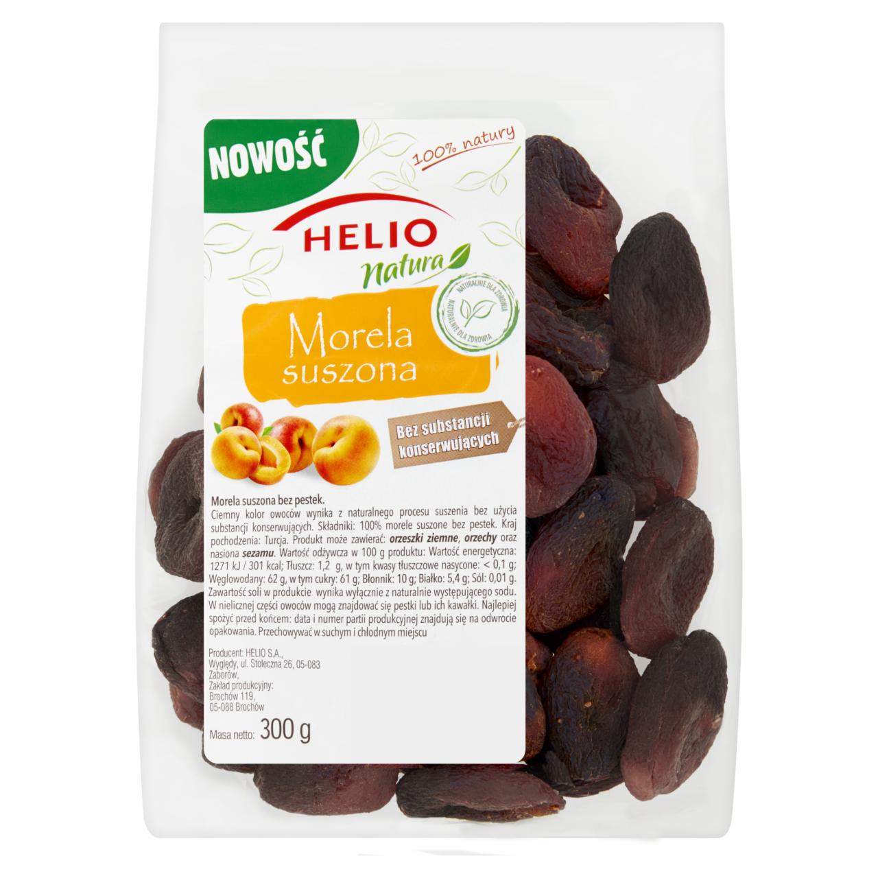 Zdjęcia - Helio Natura Morela suszona 300 g