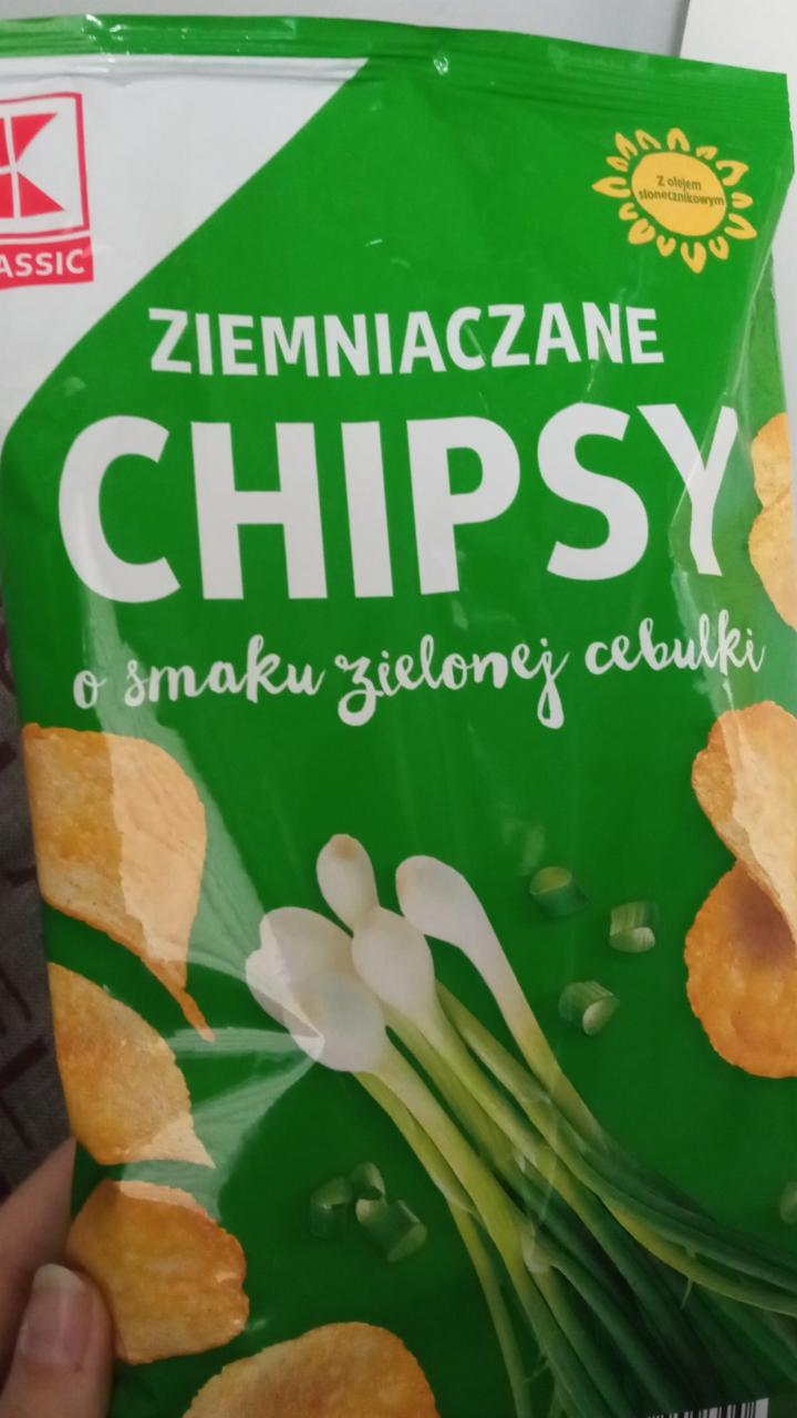 Zdjęcia - ziemniaczane chipsy o smaku zielonej cebulki kclassic