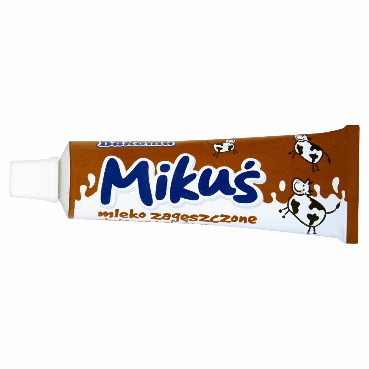 Zdjęcia - Bakoma Mikuś Mleko zagęszczone słodzone kakaowe 75 g