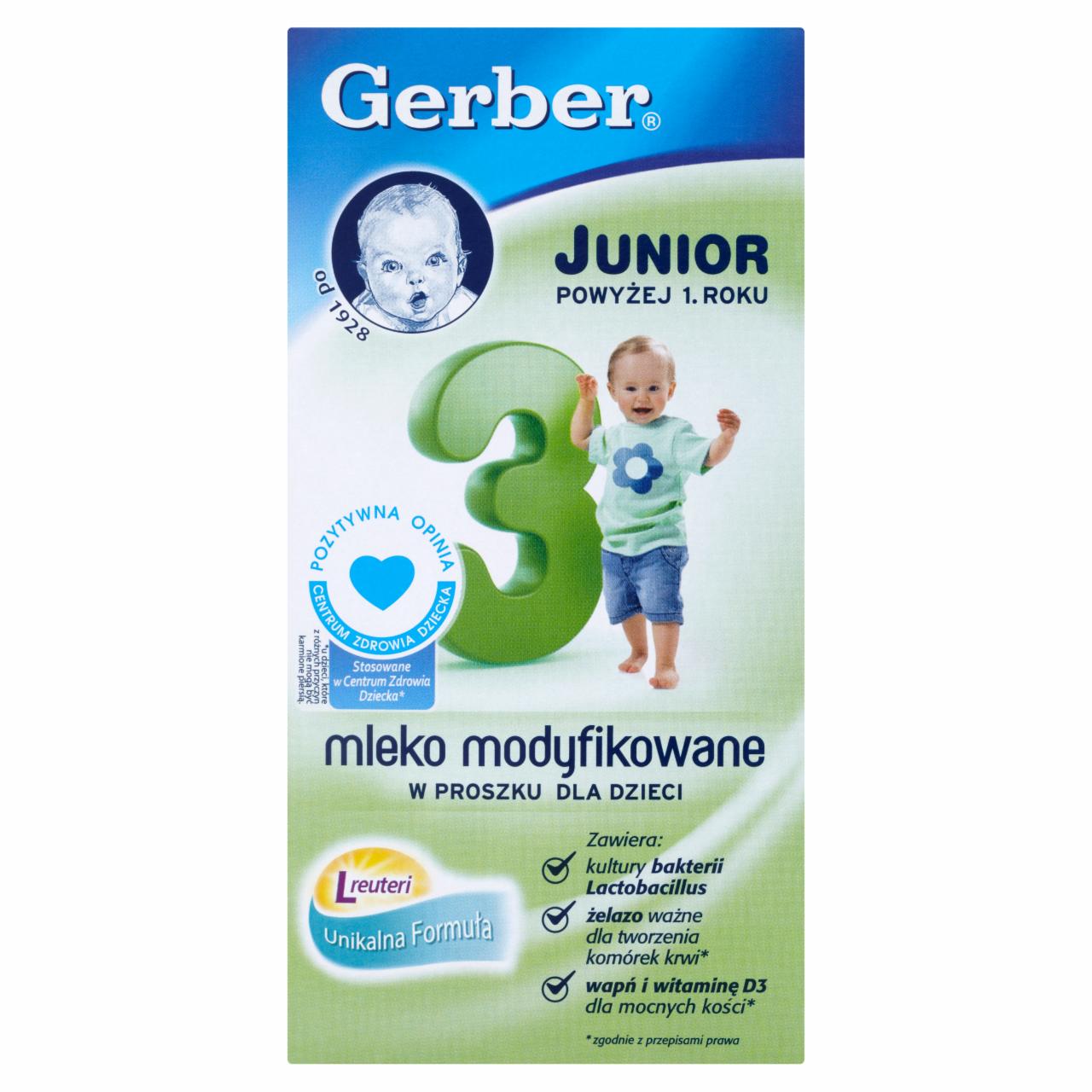 Zdjęcia - Gerber 3 Mleko modyfikowane w proszku dla dzieci powyżej 1. roku 350 g