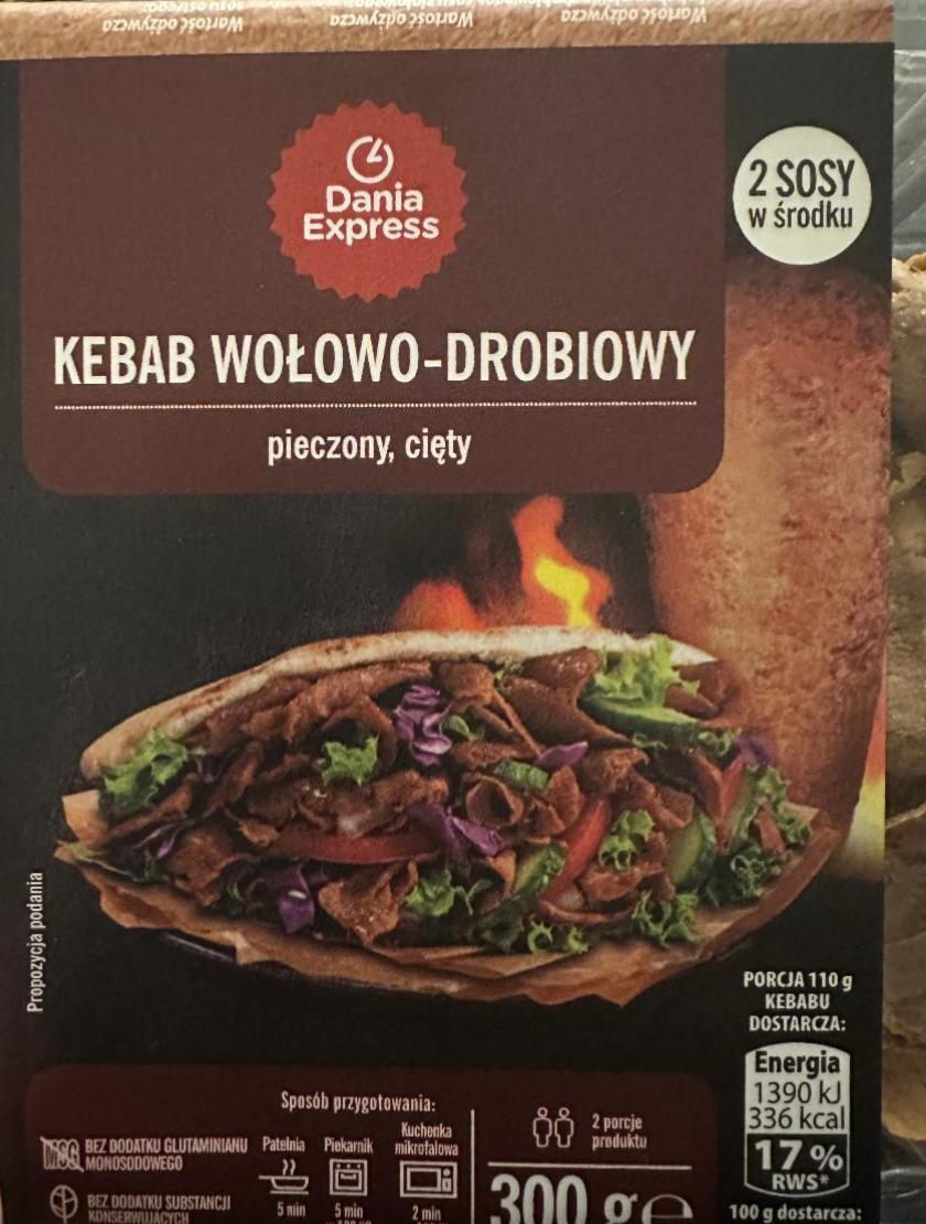 Zdjęcia - Kebab wołowo-drobiowy Dania Express