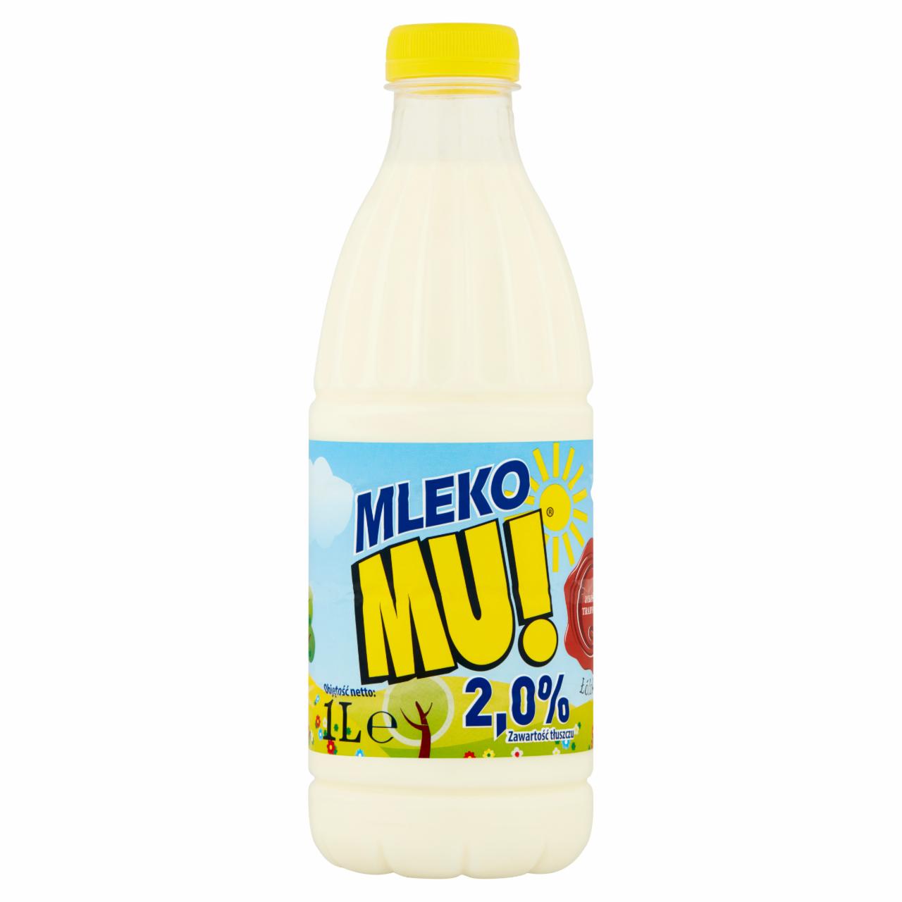 Zdjęcia - Mu! Mleko 2,0% 1 l