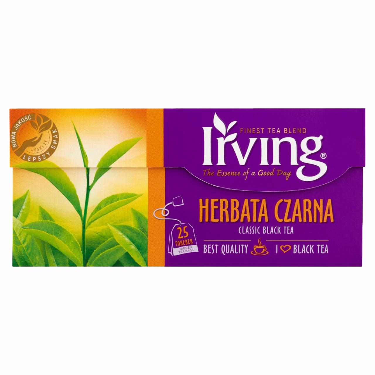 Zdjęcia - Irving Herbata czarna 50 g (25 torebek)