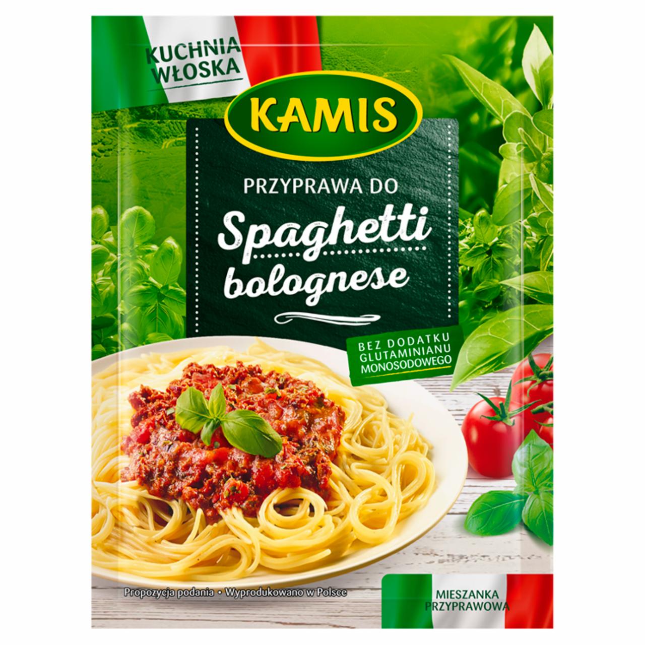 Zdjęcia - Kamis Kuchnia włoska Przyprawa do spaghetti bolognese Mieszanka przyprawowa 15 g