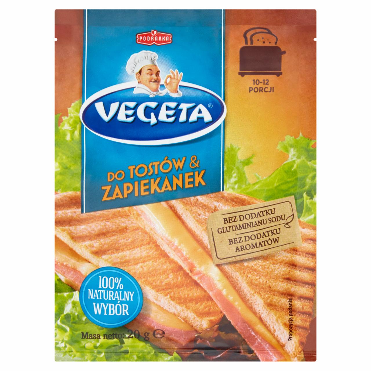 Zdjęcia - Vegeta Do tostów & zapiekanek Przyprawa 20 g