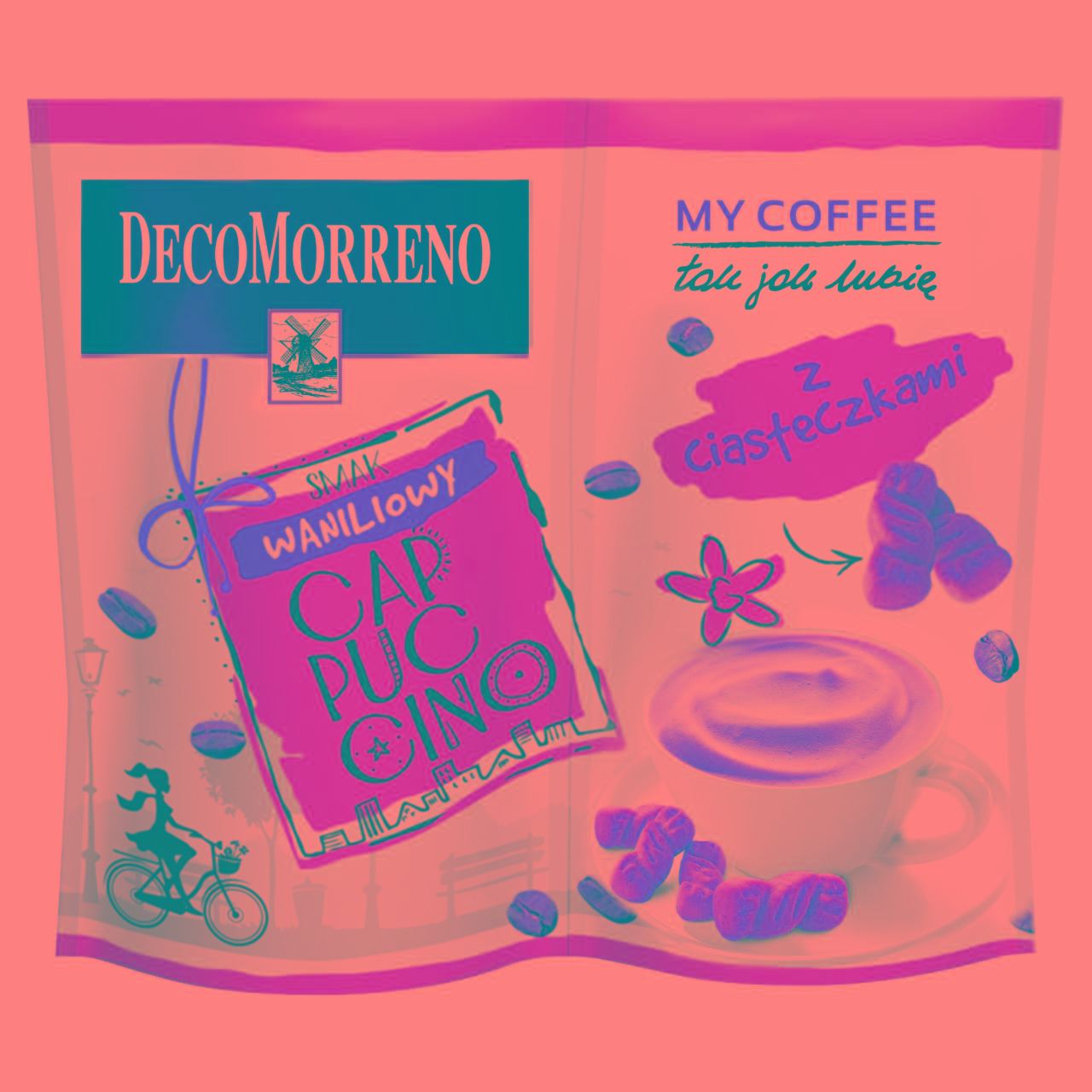 Zdjęcia - DecoMorreno My Coffee Cappuccino smak waniliowy z ciasteczkami 135 g