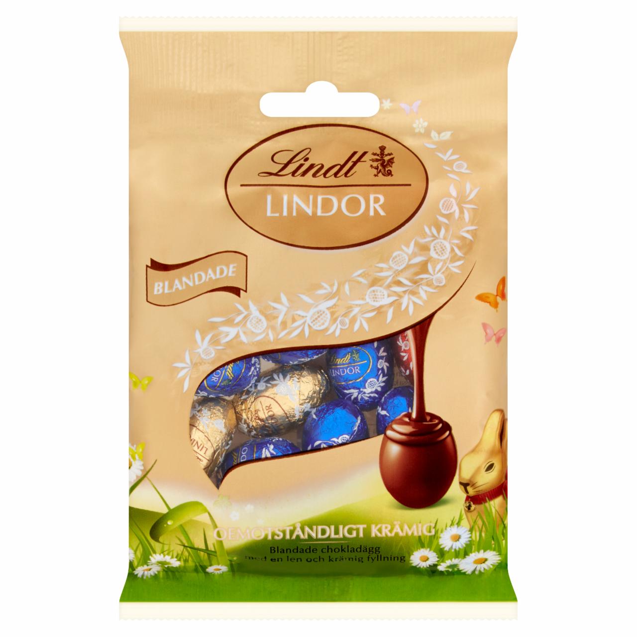 Zdjęcia - Lindt Lindor Mieszanka czekolad z nadzieniem 100 g