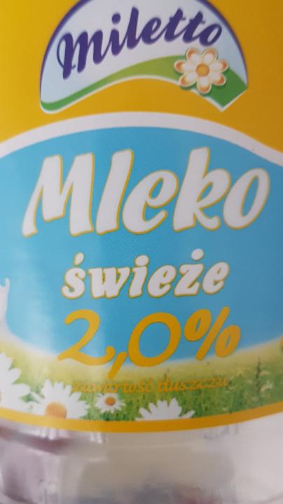 Zdjęcia - mleko 2 % miletto