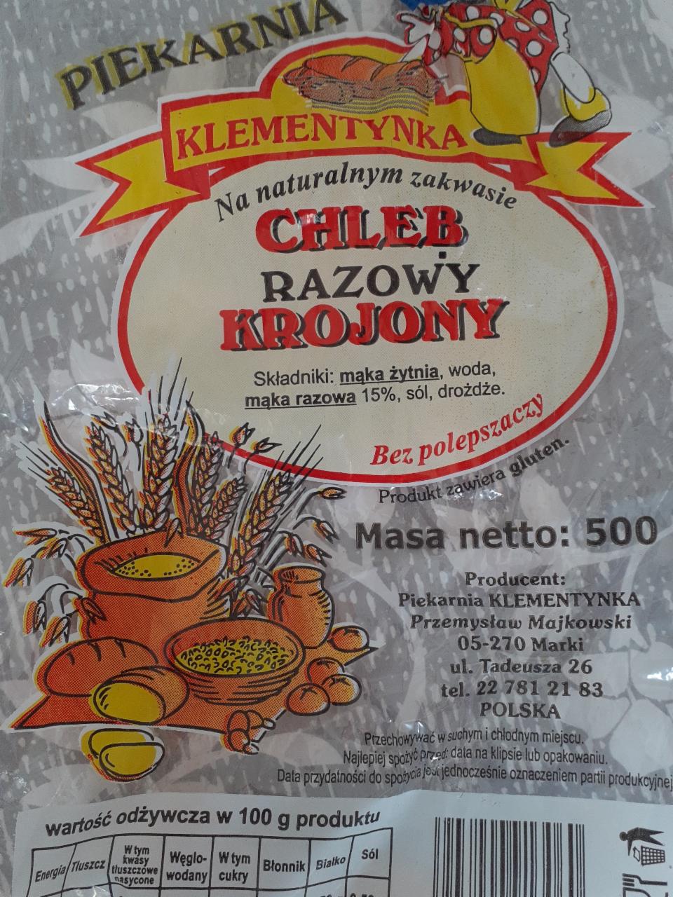 Zdjęcia - chleb razowy Klementynka