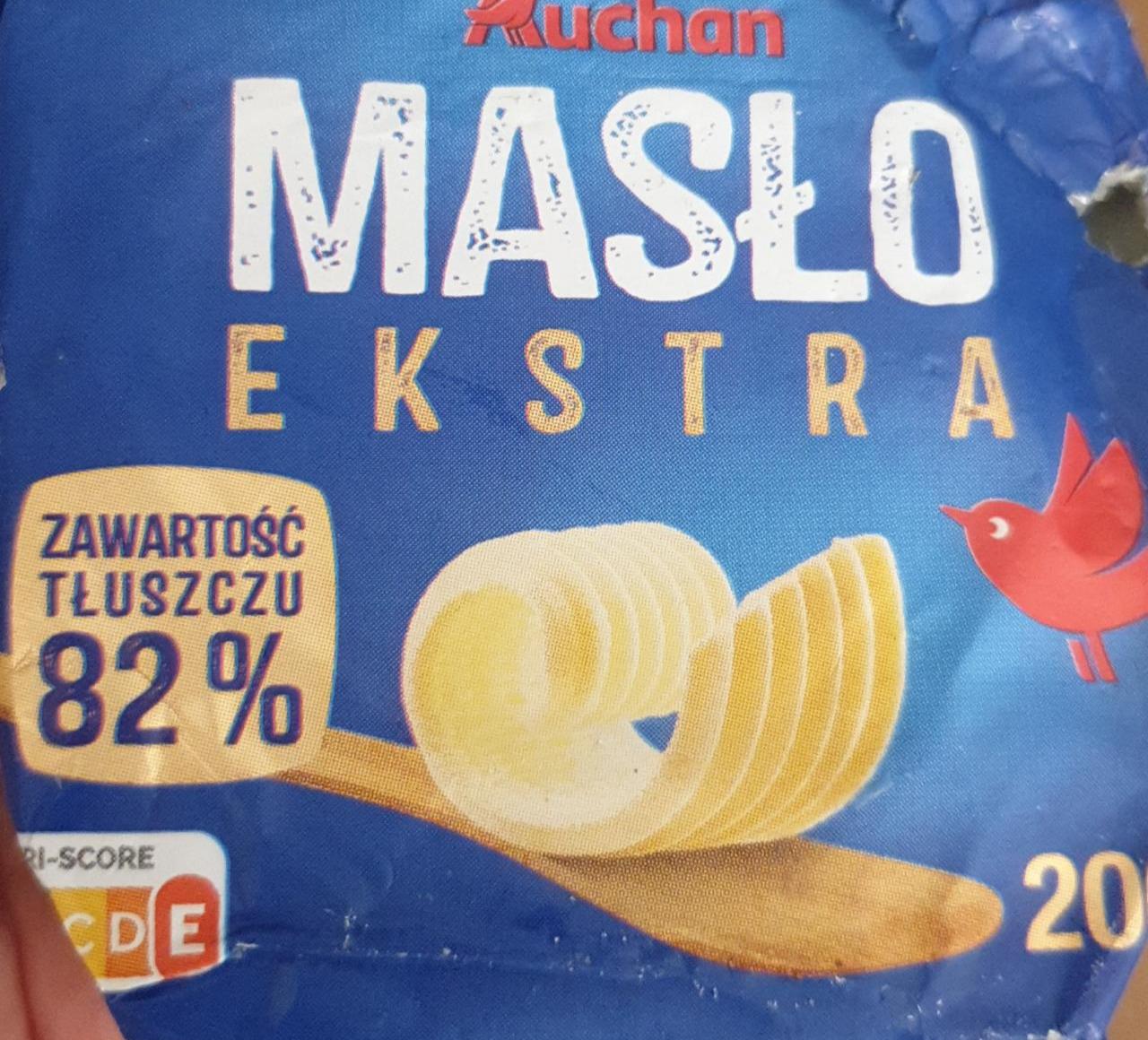 Zdjęcia - Masło Ekstra 82% Auchan