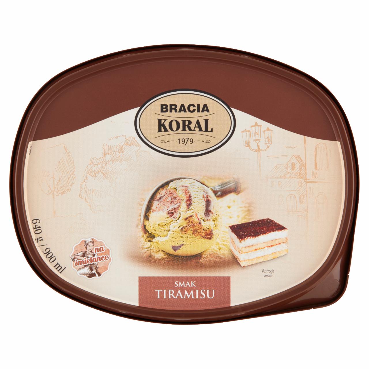 Zdjęcia - Bracia Koral Lody jak dawniej Lody smak tiramisu 900 ml