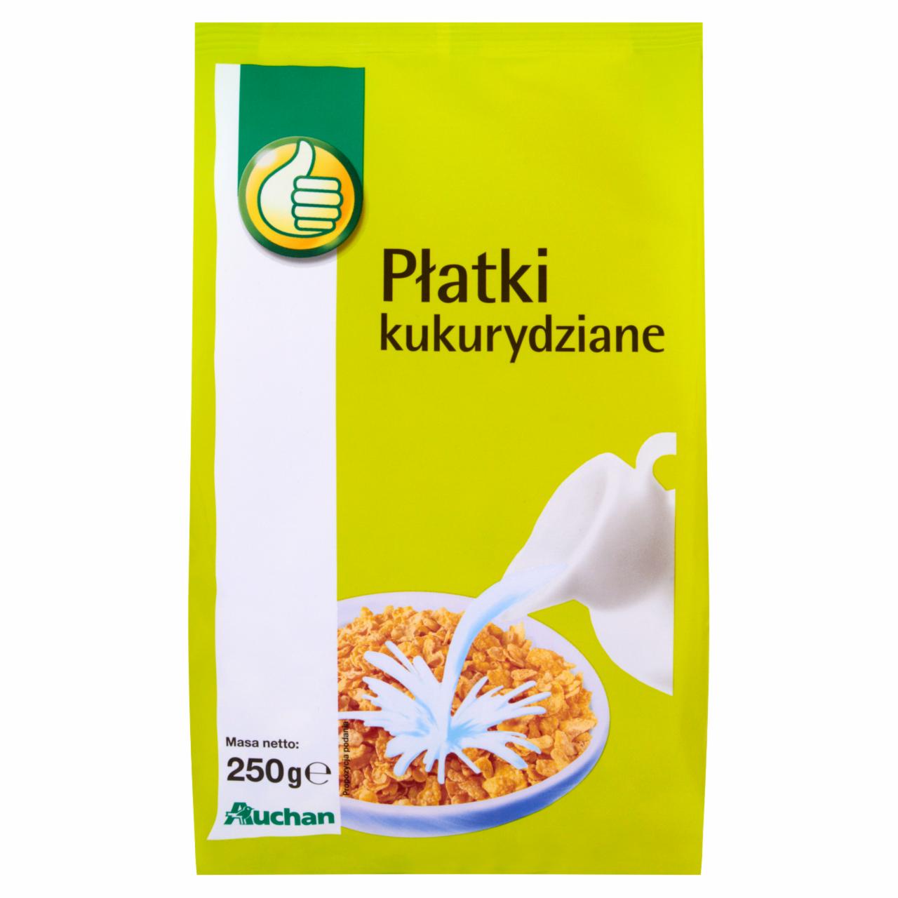 Zdjęcia - Auchan Płatki kukurydziane 250 g