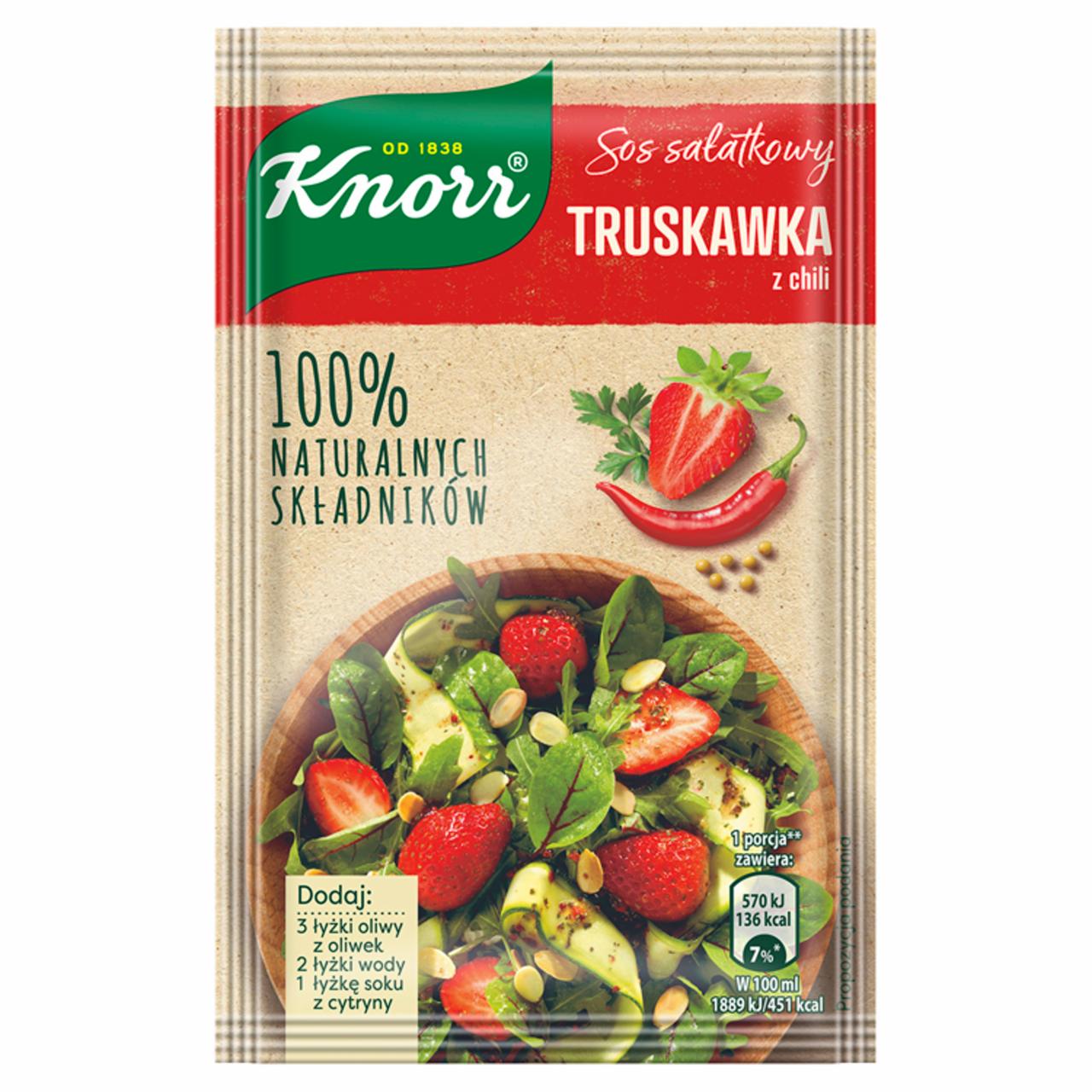 Zdjęcia - Knorr Sos sałatkowy truskawka z chili 8 g