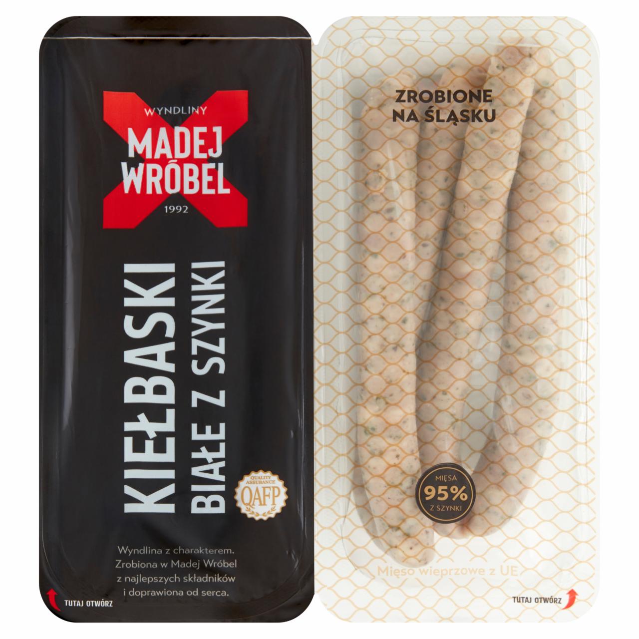 Zdjęcia - Madej Wróbel Kiełbaski białe z szynki 270 g (2 x 135 g)