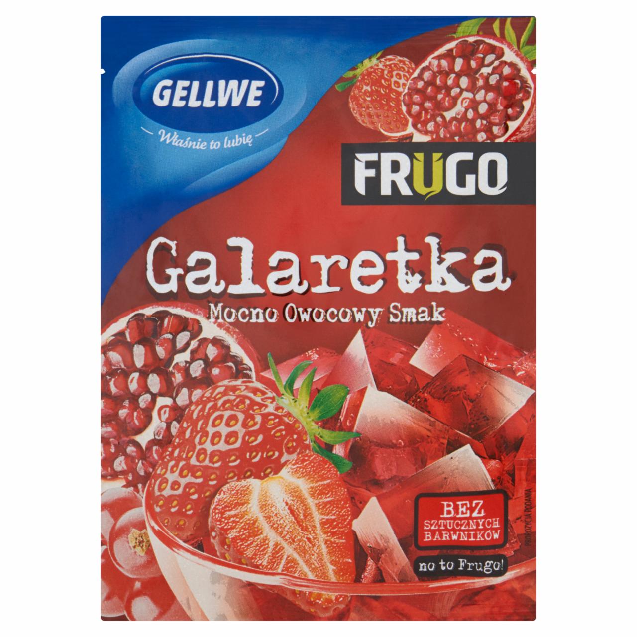 Zdjęcia - Gellwe Frugo Czerwone Galaretka 75 g