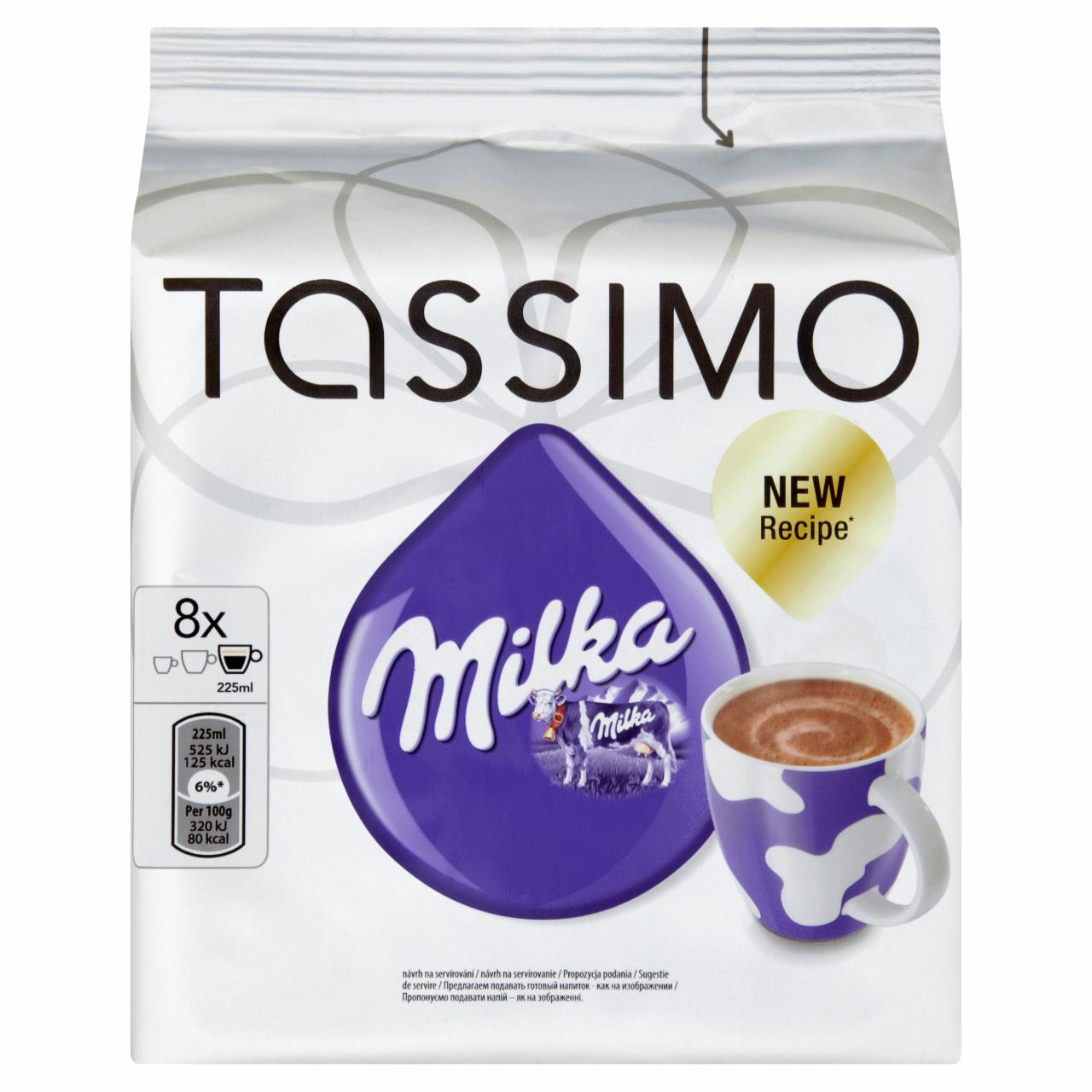 Zdjęcia - Tassimo Milka Napój kakaowy z mlekiem i cukrem 240 g