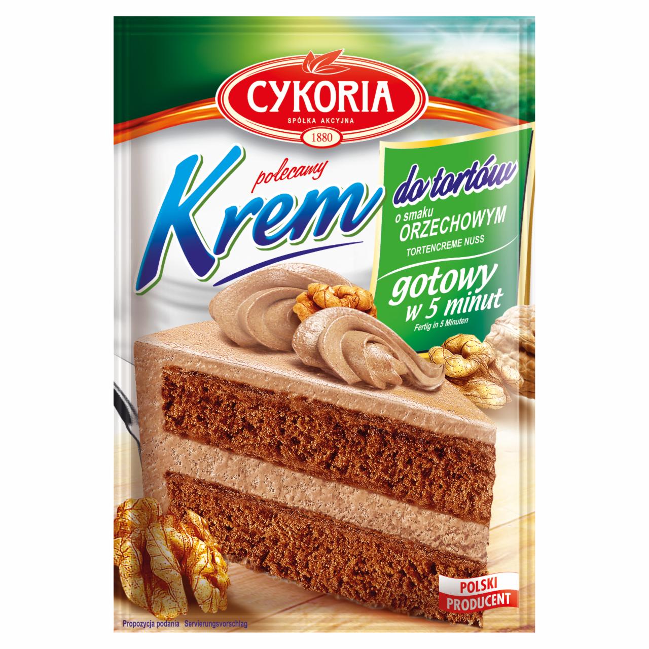 Zdjęcia - Cykoria Krem do tortów o smaku orzechowym 100 g